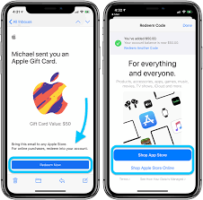 how to use apple gift cards on iphone