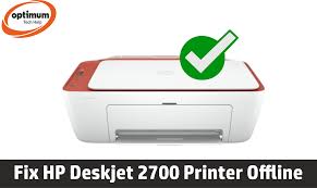 fix hp deskjet 2700 printer offline