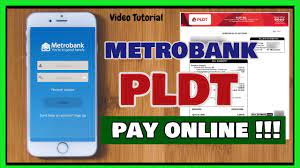how pay pldt bills in metrobank