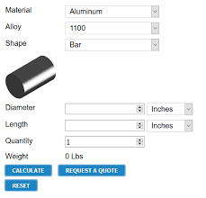calculate metal weight