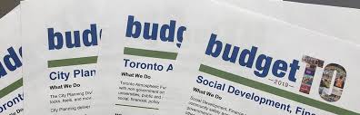 Budget Notes Reports Presentations City Of Toronto