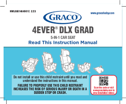User Manual Graco 4ever Dlx Grad