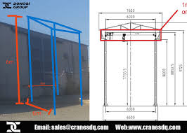 h beam hoist crane steel structure for