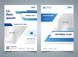 Abstract Gradient Blue Color Of Modern Technology Brochure
