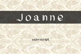 joanne schriftart von kopisuklat