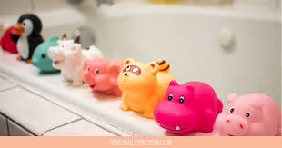how to disinfect and clean bath toys