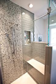 View Of Glass Mosaic Tile Accent And
