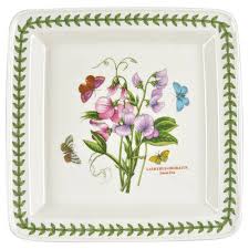 Botanic Garden Square Dinner Plate By