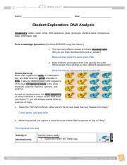 Gizmo answers building dna explore learning building dna gizmo answer key pdf may not make exciting reading, but explore learning building dna gizmo answer key is packed with valuable instructions, information and. Student Exploration Dna Analysis Answer Key Docx Student Exploration Dna Analysis Answer Key Download Student Exploration Dna Analysis Vocabulary Course Hero