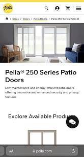 Pella 250 Series Patio Doors