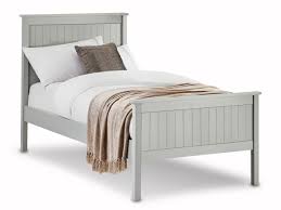 Artiss bed frame single double queen king size base mattress fabric wooden. Julian Bowen Maine 3ft Single Dove Grey Wooden Bed Frame