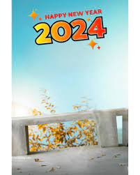 2024 hd new year editing background