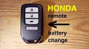 honda key fob remote keyless battery