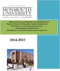 Monmouth University School Of Education Pdf Free Download