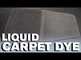how to dye your carpet liquid dye
