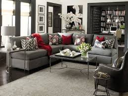 16 gorgeous grey living rooms with red
