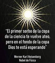 Esperanza No. 2 Veracruz - El primer sorbo de la copa de la Ciencia te  vuelve ateo, pero en el fondo de la copa Dios te está esperando. . . . . #