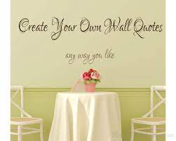 Create Your Own Words Custom Wall Decal