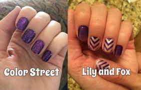 battle of the nail polish strips color