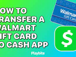 transfer walmart gift cards to cash app