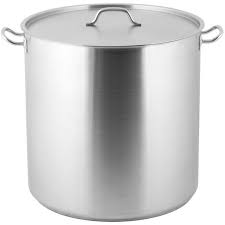 Vigor 100 Qt Heavy Duty Stainless Steel Aluminum Clad Stock Pot With Cover