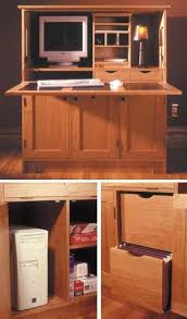 Solid oak computer hideaway cabinet/desk/workstation.top quality.great condition. Home Office Hideaway Computer Workstation Woodworking Plan Woodworkersworkshop