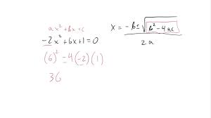 Solved Use The Discriminant B2 4ac