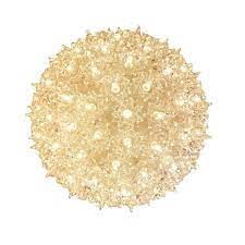 7 5 Starlight Sphere 100 Light Gold Christmas Lighted Ball gambar png