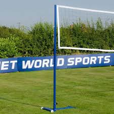freestanding volleyball posts net