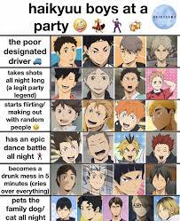Karasuno is nicknamed the flightless crows and the fallen champs, since they were formerly a powerhouse team that had recently fallen from grace, their reputation tarnished as a result; Pin By Ines On Memes Haikyuu Anime Haikyuu Fanart Haikyuu Funny