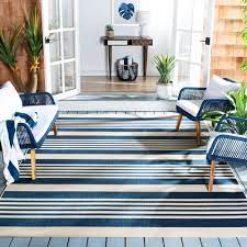 5 x 8 indoor outdoor rug navy blue