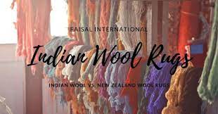 handmade indian wool rugs vs new