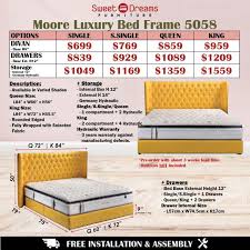 Luxury Bed Storage Drawers All Size