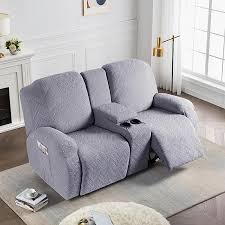 Ruaozz Loveseat Recliner Covers With
