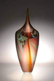 Murano Art Glass Vase By Afro Celotto