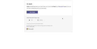 accepting an invite on microsoft teams