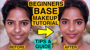 easy beginners base makeup guide tamil