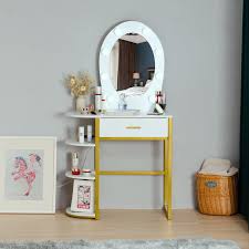 samyohome makeup vanity table with