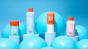 bubble new skin care brand aimed at