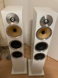 used b w cm8 floorstanding speakers for