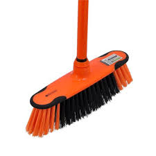 long floor broom with strong iron