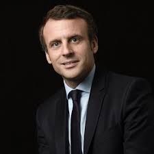 Président de la république française. Emmanuel Macron