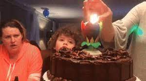 Birthday cake burning candles fire gif. Birthday Marie Casays Candle Gifs Get The Best Gif On Giphy