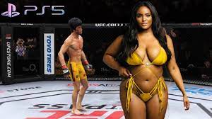 PS5 lBruce Lee vs. Nyomi Banx (EA Sports UFC 4) 