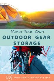 how to build a diy outdoor gear room