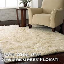 wool greek flokati rug