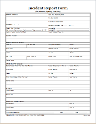 Incident Report Template Microsoft Word Vehicle Damage Incident