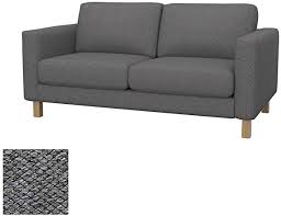 Länge 160cm, breite 83 cm, sitztiefe 54 cm. Soferia Replacement Cover For Ikea Karlstad 2 Seat Sofa Fabric Nordic Grey Amazon Co Uk Kitchen Home