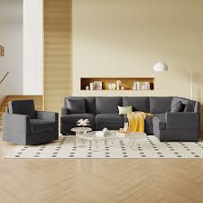 greatplaninc 2 pieces sofa set with l