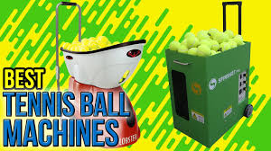 8 Best Tennis Ball Machines 2017